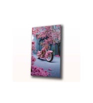 Miyrem Glasses Collection -A1^#  Bahar Gezintisi Cam Tablo (Çok Renkli)