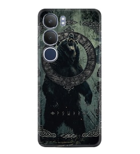 Vivo Y19S Kılıf Boutique Baskılı Resimli Power Bear Pcode -007