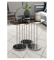 Gümüş Terra Zigon Bendir Siyah 3 lü