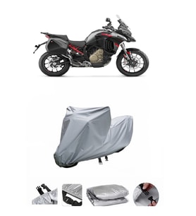 Ducati Multistrada V4 S  Gri Motosiklet Brandası ARKA ÇANTA UYUMLU DEĞİLDİR