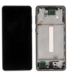 Tkgz - Samsung Galaxy A33 5G SM-A336 Uyumlu Lcd Ekran Dokunmatik - A - Kalite ÇITALI SİYAH