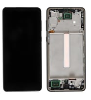 Tkgz - Samsung Galaxy A33 5G SM-A336 Uyumlu Lcd Ekran Dokunmatik - A - Kalite ÇITALI SİYAH