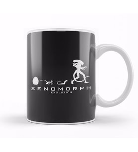 Xenomorph Evolution Alien Kupa Bardak Porselen