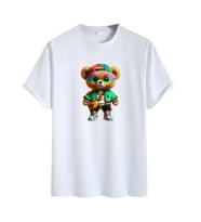 Animasyon Görselli  Unisex (Tshirt) Tişört (Beyaz)