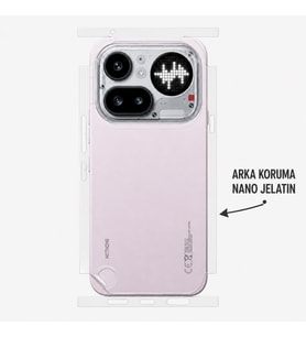 Nothing Phone (4a) Pro 360 Derece Arka hidrojel Film Koruma Body Jelatin