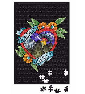 Xfiles Mulder Scully Puzzle 240 Parça Yapboz
