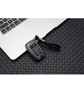 Range Rover Land Rover Uyumlu Karbon Metal Anahtar Kılıfı