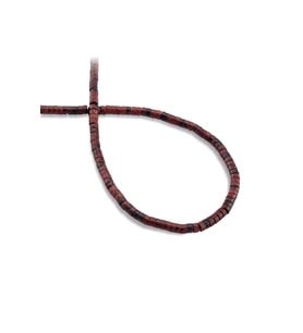 Obsidyen Doğal Taş Bordo Dore Kesim 2x4mm Dizi