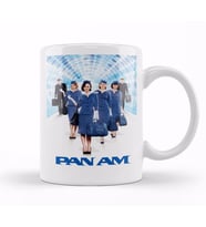 Pan Am Defunct Airline 01 Kupa Bardak Porselen