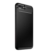 Apple iPhone 7 Plus / 8 Plus Karbon Desenli Negro Silikon Kılıf (Siyah)