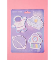 Astronot Tasarımlı  Post-it Not Defteri