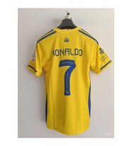 Cr7 Ronaldo Allnassr Yeni Sezon 2024/25 Iç Saha Forması Sarı (Çok Renkli)