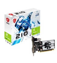 MSI GEFORCE N210-1GD3/LP 1GB DDR3 64BIT 1XVGA 1XHDMI 1XDVI EKRAN KARTI