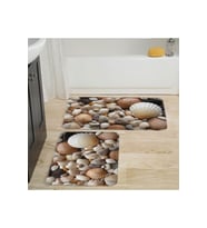 Eliana Home Baskılı 2'li Banyo Paspas Takımı RVG5041