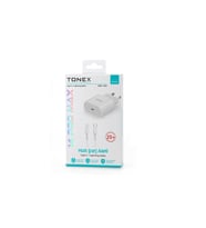 Tonex PD25W Type-c To Lightning 25W 3.4A Yeni Nesil Şarj Seti - 20 Adet (Beyaz)