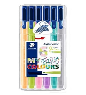 Staedtler Triplus Color Pastel Renkler Kalem Seti 6lı