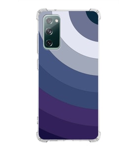 Samsung Galaxy S20 Fe  Köşe Korumalı Antişok Kapak Renk Cümbüşü Tasarımlı  Silikon Kılıf (Şeffaf)