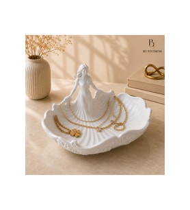 Kadın Figürlü Takılık ve Mücevher Düzenleyici, Dekoratif Kase, PLA 3D Baskı