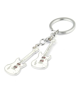 Gitar Tasarımlı Anahtarlık (Beyaz) ''NewLifePromosyon'' MDL328
