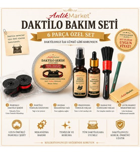 Daktilo Şeridi ve Bakım Seti 6 parça -KAMPANYADA