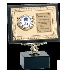 ODAK KUPA - Ahşap Plaketler - PL-060 B - 15x20 cm