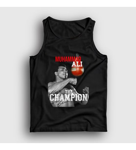 Presmono Unisex Siyah Champ Boxing Boks Muhammad Muhammed Ali Atlet 507413tt