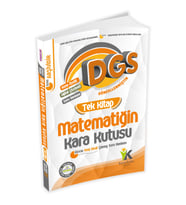 DGS Matematik Tek Kitap Kara Kutusu Konu Özetli Dijital Çözümlü Çıkmış Soru Bankası
