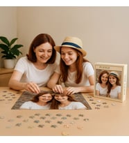 Lişiye Özel 240 PArça A3 Boyutunda Puzzle Anneler Günü Hediyesi -Sevgiliye Hediye