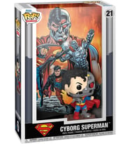 Funko Pop Comic Cover Dc Cyborg Superman Figürü (Krem)