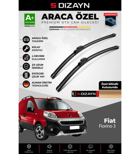 Fiat Fiorino Ön Cam Silecek Seti 2008 Üzeri Premium Araca Özel 65-48 Cm A+ Kalite