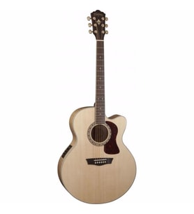 Washburn HJ40SCE Heritage 40 Seris Jumbo Kasai Elektro Akustik Gitar