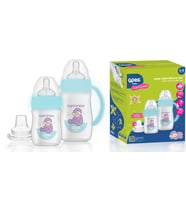 Wee Baby Nanninom Geniş Ağızlı Biberon Seti 0-6 Ay (İçeriği 3 Parça)