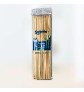 Dolphin Bambu Ahşap Çöp Şiş - 25 Cm. - 100 lü Paket