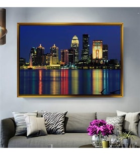 Altın Çerçeveli dekoratif tablo l995 (Gold)