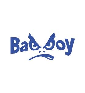 Badboy Kötü Çocuk Sticker17x17 Cm Mavi