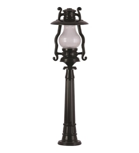 AVONNI BSU-68047-BSY-BOP Siyah Boyalı Dış Mekan Aydınlatma E27 Aluminyum Akrilik Cam 30cm