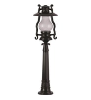 AVONNI BSU-68047-BSY-BOP Siyah Boyalı Dış Mekan Aydınlatma E27 Aluminyum Akrilik Cam 30cm