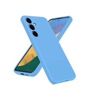 Galaxy A36 Kılıf Nano içi Kadife Silikon - Mavi