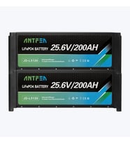 ANTFEA L5120 25.6V 200Ah İstiflenebilir Lityum Akü LiFePo4 2 Adet - 10.24 kWh