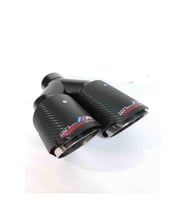 90 Mm Full Karbon Içi Krom Akrapoviç Msport Çiftli Sol Egzoz Eksoz Ucu