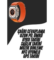 Yeni Nesil Akıllı Saat Çok Yönlü Titreşimli 49 Mm Android İos Uyumlu