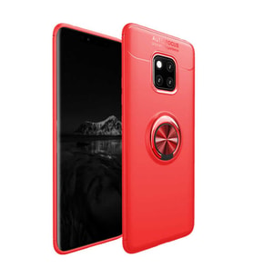 Huawei Mate 20 Pro Uyumlu Kılıf Zore Ravel Silikon Kapak (Kırmızı)