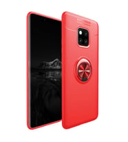 Huawei Mate 20 Pro Uyumlu Kılıf Zore Ravel Silikon Kapak (Kırmızı)