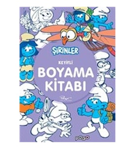 Keyifli Boyama Kitabı - Şirinler