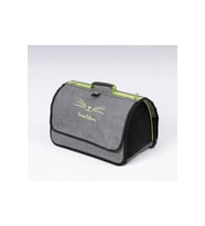 Flybag Model Perdeli Yırtılmaz Fileli Kedi ve Köpek Havayolu Taşıma Çantası Gri