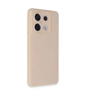 Note 13 Pro 5g Kılıf Nano İçi Kadife  - Pudra