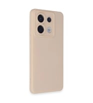 Note 13 Pro 5g Kılıf Nano İçi Kadife  - Pudra