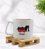 BK Gift Kişiye Özel Baba Adayı Tasarımlı Middle Beyaz Kupa Bardak Model 4