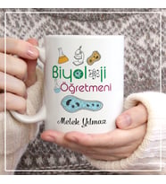 BİYOLOJİ ÖĞRETMENİ KUPA BARDAK ( SADE )