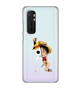 Xiaomi Mi Note 10 LITE Uyumlu One Piece Luffy Tasarımlı Şeffaf Telefon Kılıfı